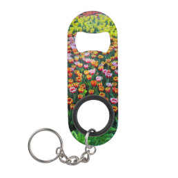 Tulip Garden Keychain Bottle Opener