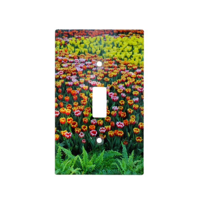 Tulip Garden Light Switch Cover (Front)