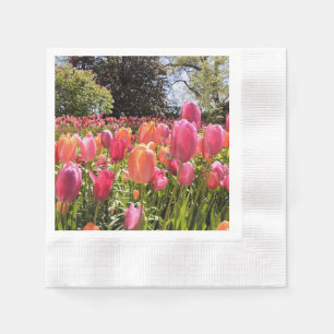 Tulip Garden Paper Napkin