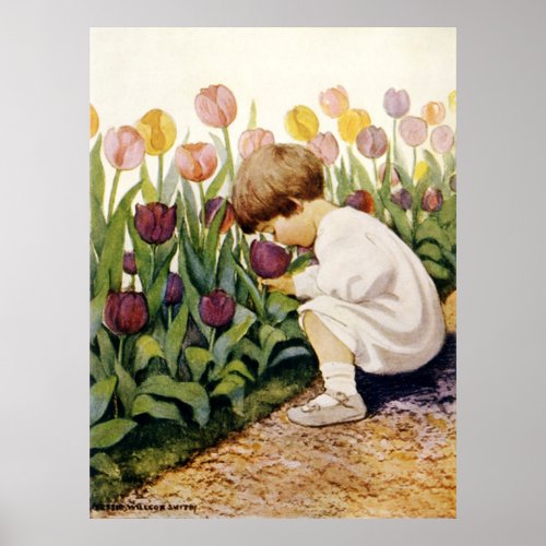 Tulip Garden Poster