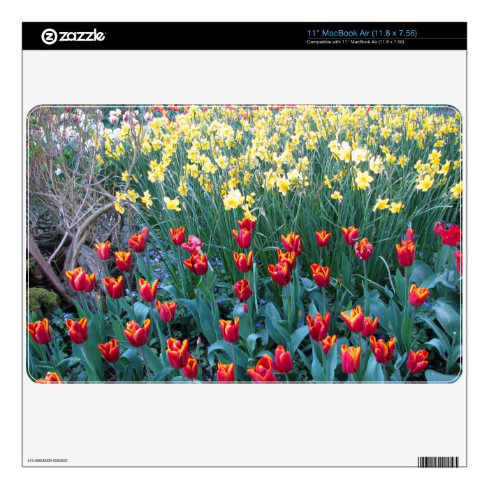 Tulip Garden Skin For 11" MacBook Air