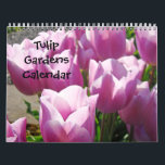 Tulip Gardens Calendar Nature Flowers Colorful<br><div class="desc">CALENDARS Nature Photography TULIPS Calendars, Change the date to start on any Year and Month. Colorful Bright Tulip Flowers Calendar, Gift Calendars, Christmas Gifts, OFFICE ART, Corporate Client Git Calendars, Artwork Calendars, Yellow Tulips, Red Tulips, Pink Tulip Flowers, Orange Tulips calendar, Peach Orange Irises, White Iris. Botanical Floral Flower Garden...</div>