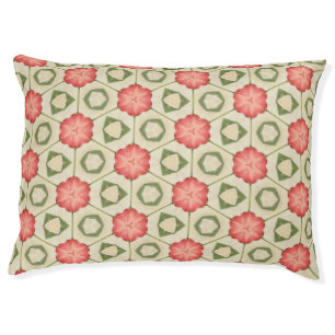 Tulip Geometric Patterned Dog Bed