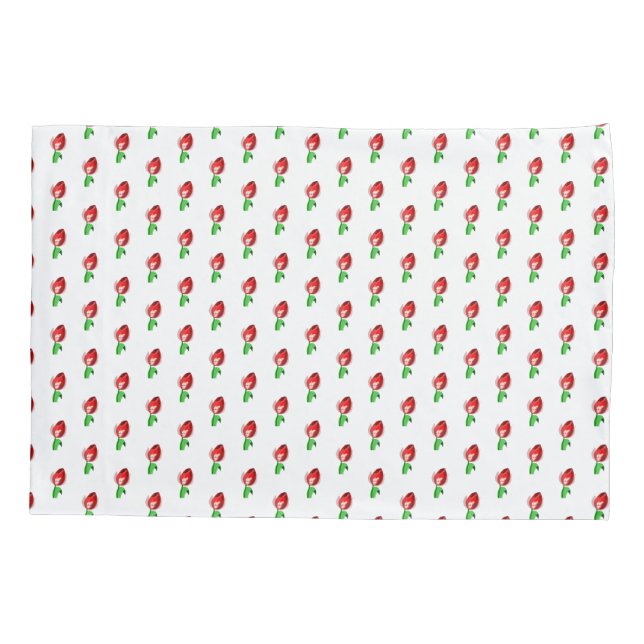 Tulip Girl Pillow Case (Back)