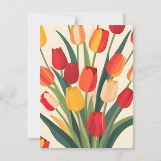 Tulip Glow-Up Postcard