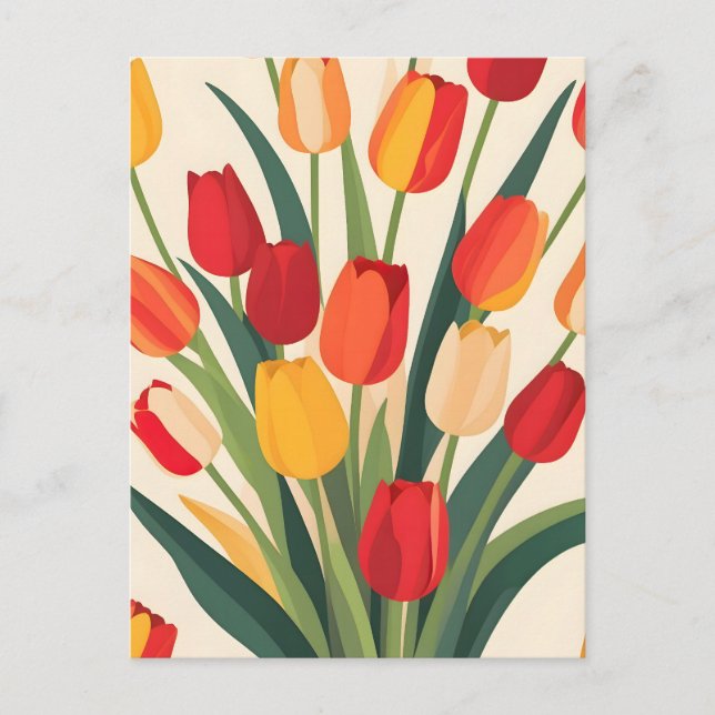 Tulip Glow-Up Postcard (Front)