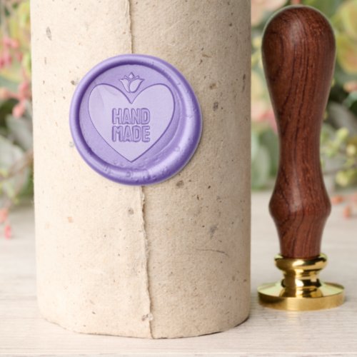 Tulip  Heart Handmade Wax Seal Stamp