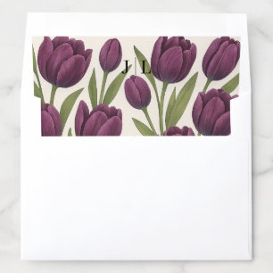 Tulip Heirloom Wedding Envelope Liner