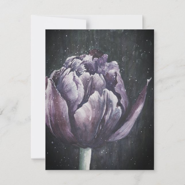 Tulip in the Dark - Blank Card V1 (Front)