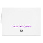 Tulip Love-Carpe Diem Card (Back Horizontal)