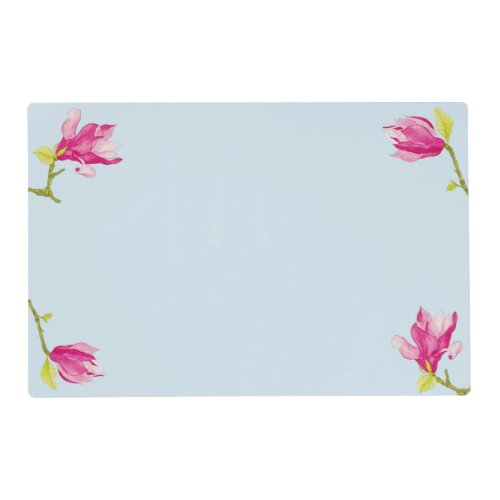 Tulip Magnolias on a Laminated Placemat