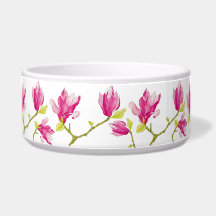 Tulip Magnolias on a Salad Bowl