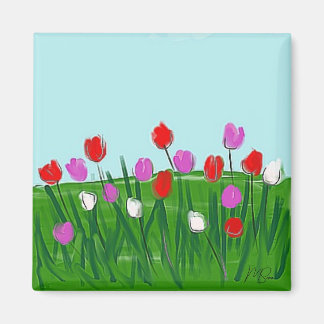 Tulip meadow magnet