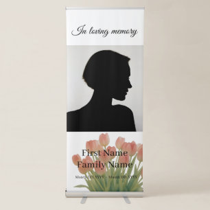 Tulip memorial retractable banner