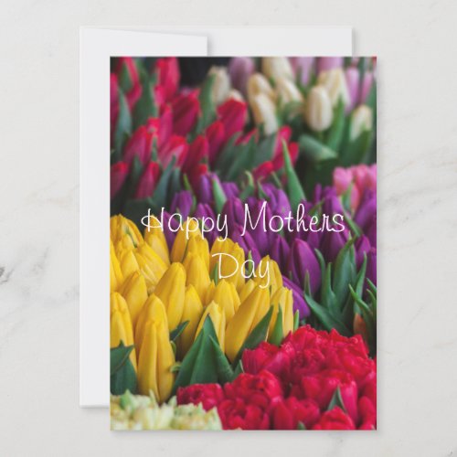 Tulip Mothes Day Card 