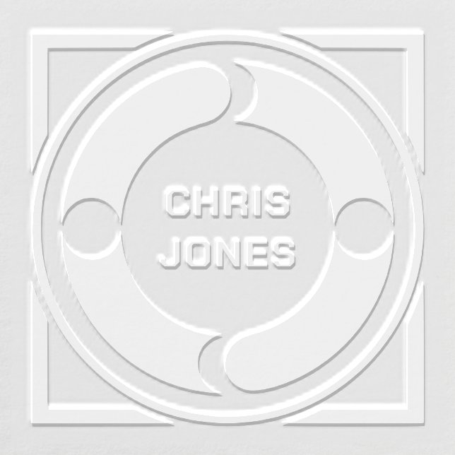 Tulip Motif Floral Frame Embosser (Design)