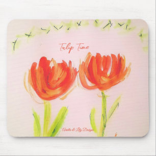 Tulip Mouse pad by Ariella & Lily, Zazzle