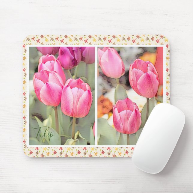 Tulip [Mouse Pad] Mouse Pad (With Mouse)