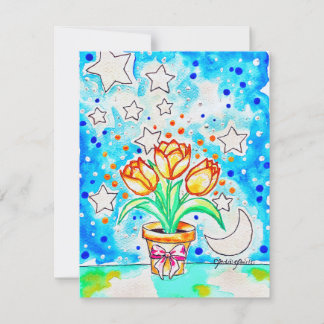 Tulip Note Card