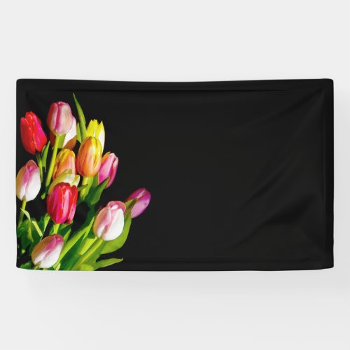 Tulip Painting _ Original Flower Art Banner