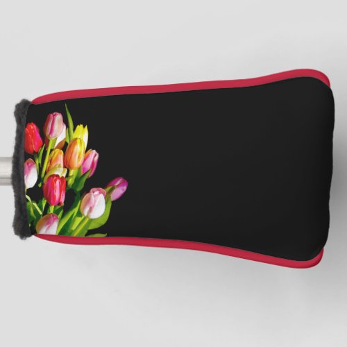 Tulip Painting _ Original Flower Art Golf Head Cover