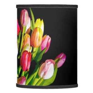 Tulip Painting - Original Flower Art Lamp Shade