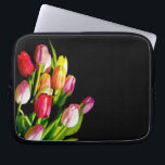 Tulip Painting - Original Flower Art Laptop Sleeve<br><div class="desc">Tulips original painting.   We specialize in cute and funny original art. Buy this for yourself or as a great gift for your Tulip loving friends. Be creative - click on CUSTOMIZE to add/remove/change text,  resize the picture,  change colors or anything else the customization tool will allow!</div>