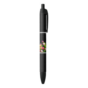 Tulip Painting - Original Flower Art Pen
