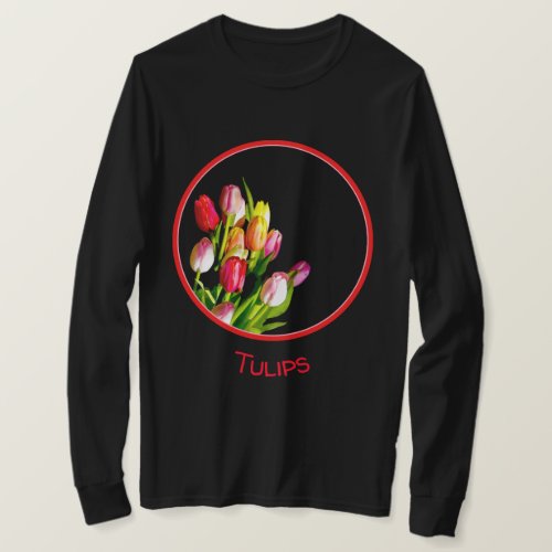 Tulip Painting _ Original Flower Art T_Shirt