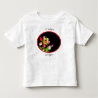 Tulip Painting - Original Flower Art Toddler T-shi