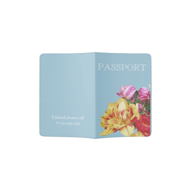 Tulip Passport Holder (Opened)