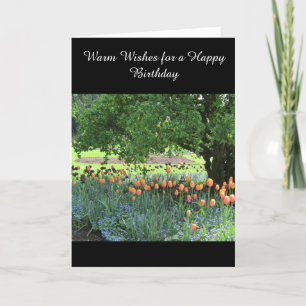 Tulip Patch Birthday Wish Card