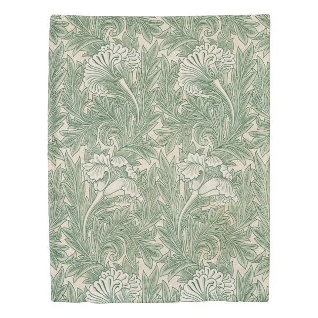 Tulip Pattern (1875) By William Morris Duvet Cover (Front)