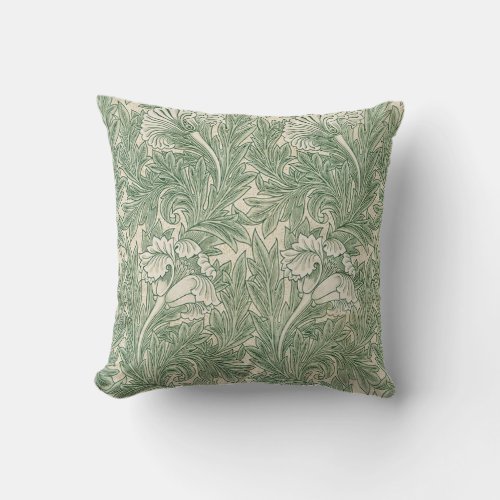 Tulip Pattern 1875 By William Morris Throw Pillow