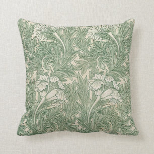 Tulip Pattern (1875) By William Morris Throw Pillow