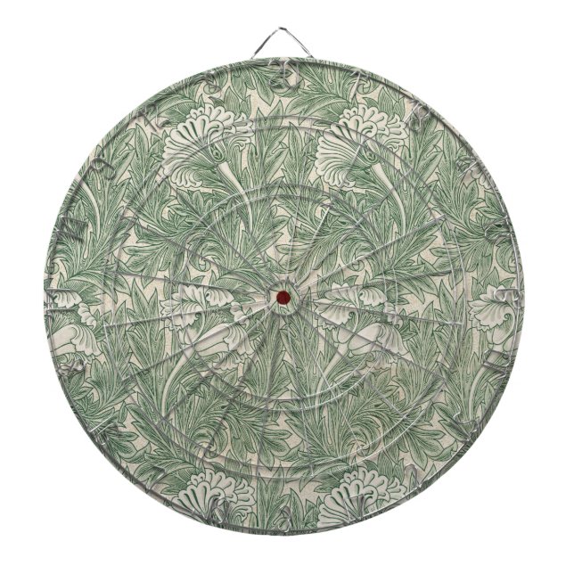 Tulip Pattern (by William Morris) Dart Board (Front)