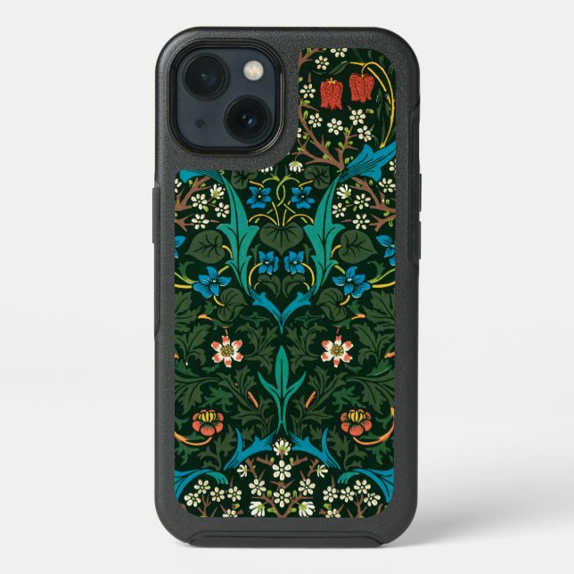 Tulip, pattern by William Morris, Otterbox iPhone Case (Back)