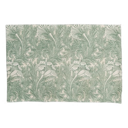 Tulip Pattern by William Morris Pillow Case