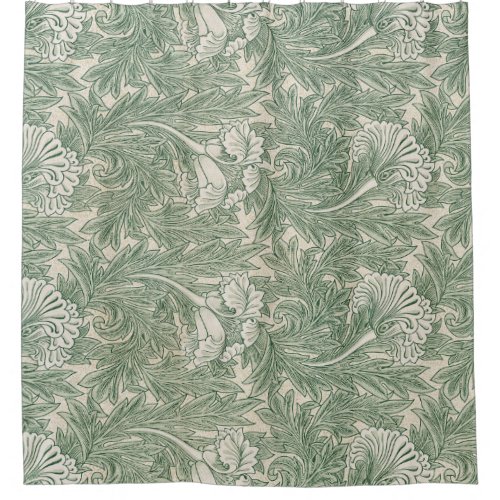 Tulip Pattern by William Morris Shower Curtain