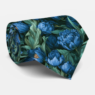 Tulip Pattern Groom Vineyard Wedding Neck Tie