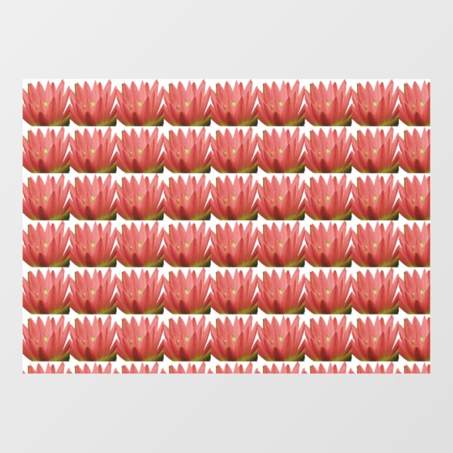Tulip Pattern Window Cling (Sheet)