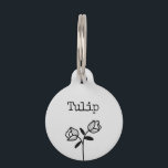 Tulip Pet ID Tag<br><div class="desc">Tulip</div>