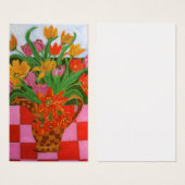 Tulip Picnic Art by Susan Payne-Trutna (Front & Back)