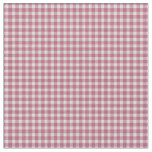 Tulip Pink and white Checkered Plaid Fabric