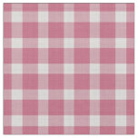 Tulip Pink Gingham Plaid checks Fabric