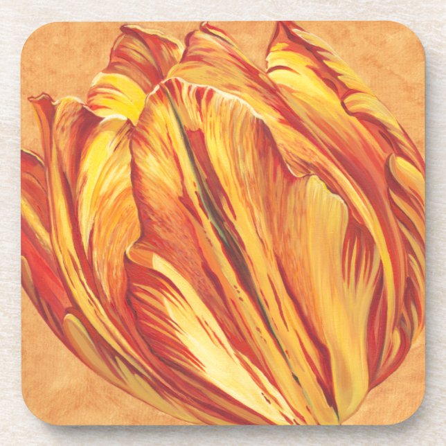 Tulip Power I Beverage Coaster (Front)