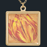 Tulip Power I Gold Plated Necklace<br><div class="desc">Floral</div>