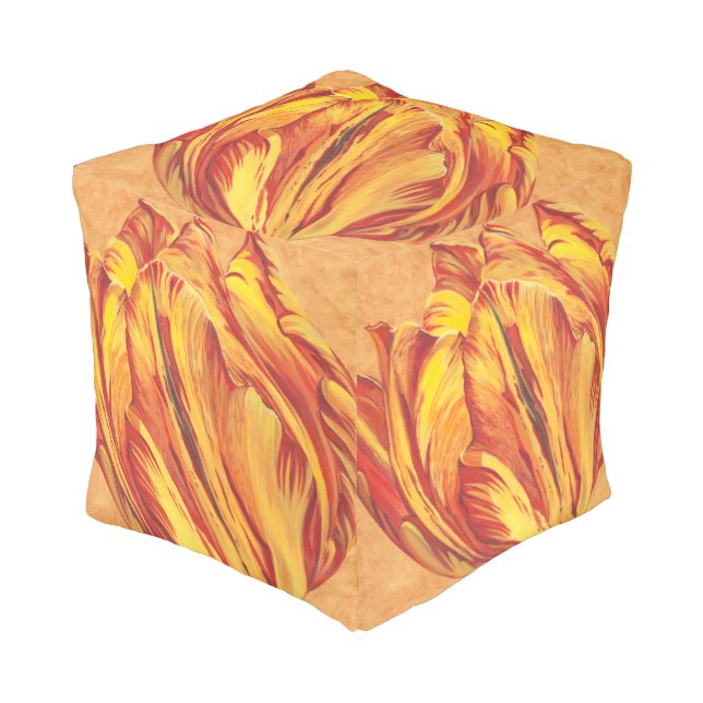 Tulip Power I Pouf (Angled Front)