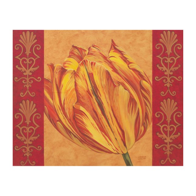 Tulip Power I Wood Wall Art (Front)