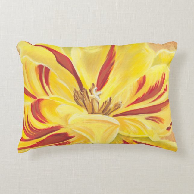 Tulip Power II Accent Pillow (Front)